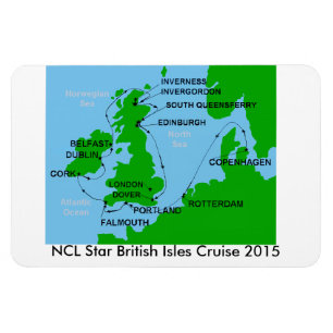 Imán NCL Star British Isles Cruise 2015