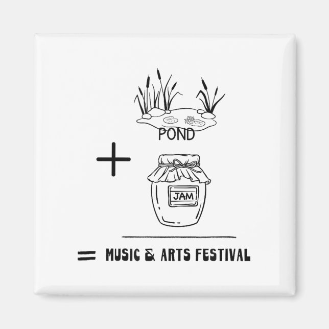 Imán Nd Jam Rad City Michigan Michigander Music Arts Fe (Frente)