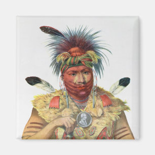 Imán Ne-Sou-A-Quoit, un jefe de Fox