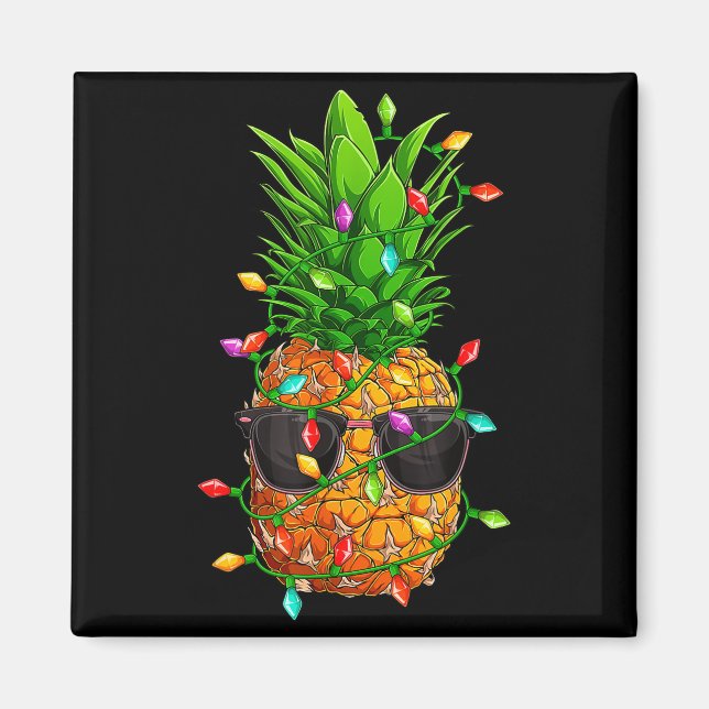 Imán Ne Sungles Luces Julio Trocal Navidad Hawaiano  (Frente)