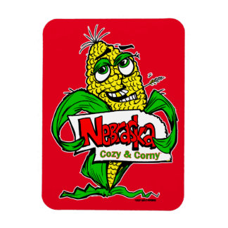 Imán Nebraska Funny Personalizado Corn Cob