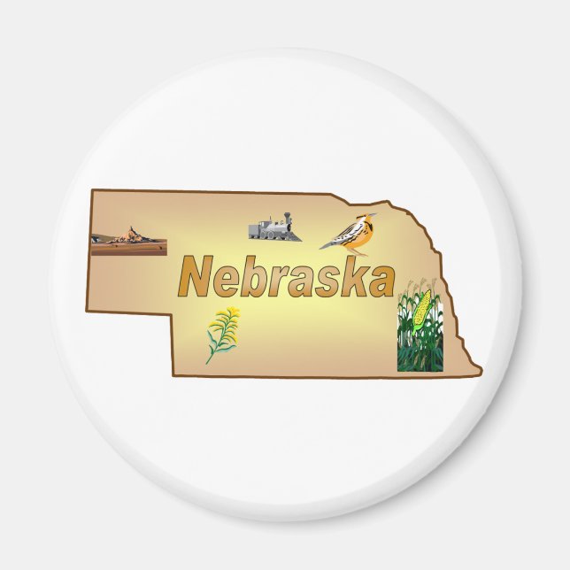 Imán Nebraska Magnet (Frente)
