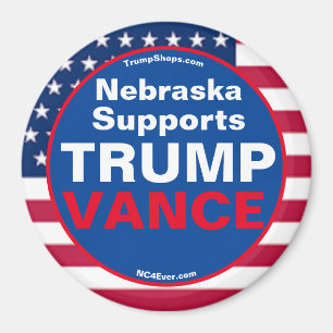Imán Nebraska Soporta Refrigerador TRUMP VANCE