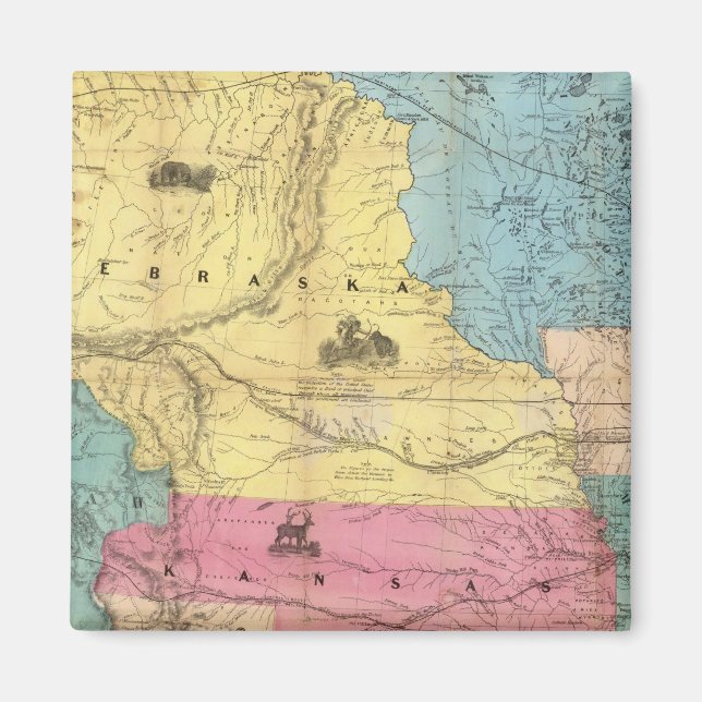 Imán Nebraska y Kansas 3 (Frente)
