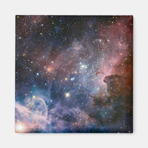 Imán Nebulosa Carina Rojo y Azul Telescopio Hubble