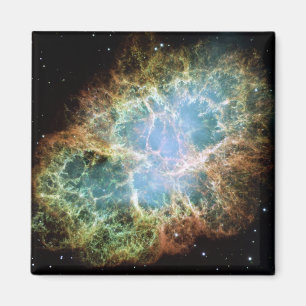 Imán Nebulosa de cangrejo verde azulada