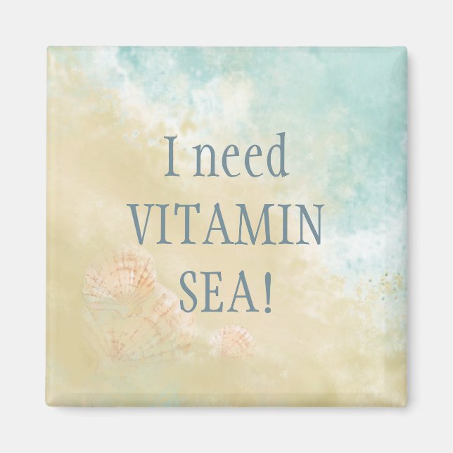 Imán Necesita una cita de VITAMIN SEA Fun Beach (Frente)