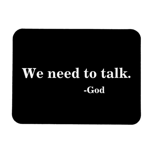Imán Necesitamos hablar -Dios (Horizontal)