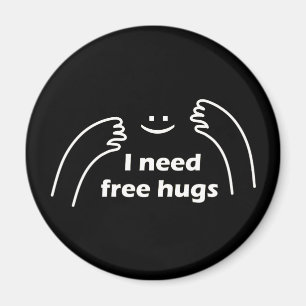 Imán Necesito abrazos gratis