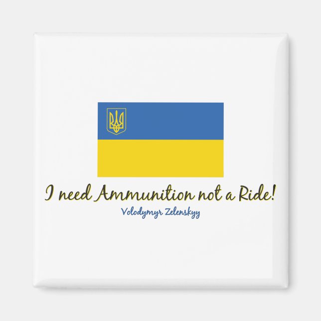 Imán Necesito-Ammo-Zelenskyy (Frente)