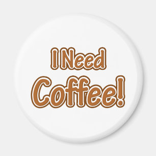 Imán ¡Necesito Café!