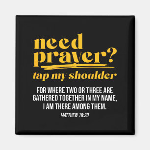 Imán Necesito Oración Toca Mi Hombro Hombres Mujeres Cr