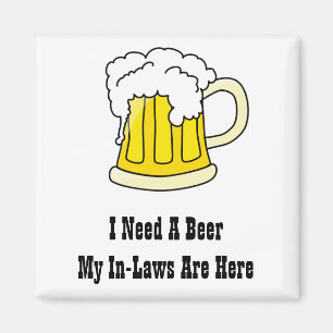 Imán Necesito Una Cerveza Mis Infracciones Están Aquí