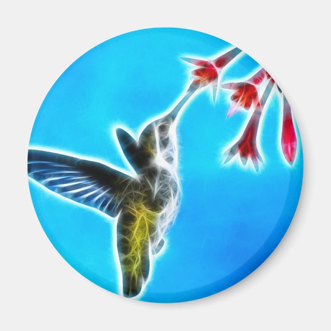 Imán Néctar de comer colibrí (Frente)