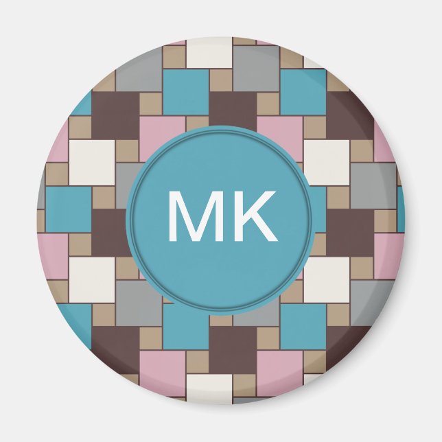 Imán Néctar rosa elegante (Frente)