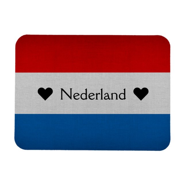 Imán ♥ Nederland ♥ (Horizontal)