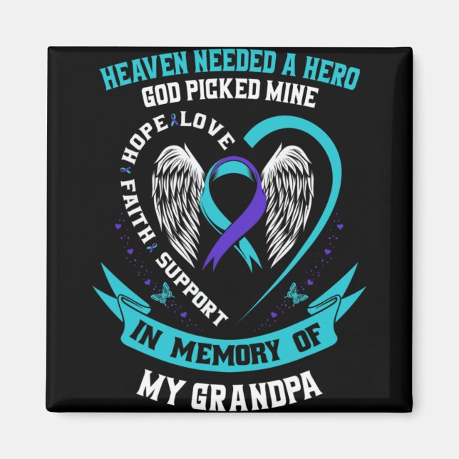 Imán Needed A Hero God Cked My Grandpa Suicide Awaren  (Frente)