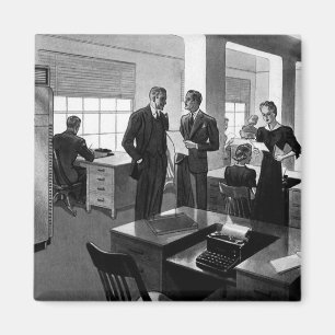 Imán Negocio Antiguo, Hombres de Negocios Ejecutivos Of