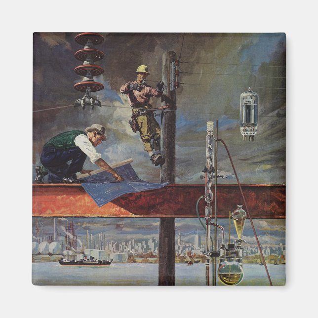 Imán Negocio, arquitectos y construcción de época (Frente)