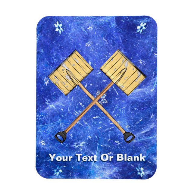 Imán Negocio de la pala de nieve (Vertical)