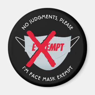 Imán Negra EXENCIÓN DE MÁSCARA