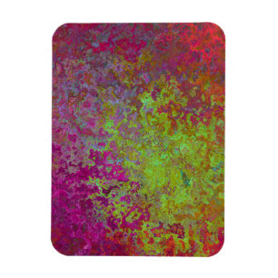 Imán Negrita, Colorida, Pintada De Plata, Abstrato De G