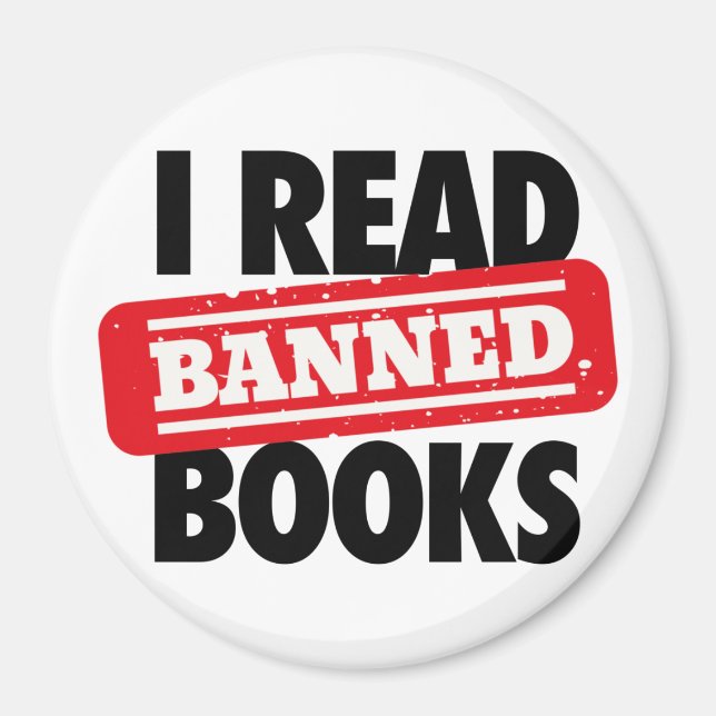 Imán Negrita “Leí Libros Prohibidos” Bookish  (Frente)