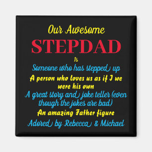 Imán negro cita el Día del Padre de Stepdad asombr