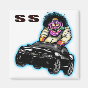 Imán negro de Chevy Camaro SS