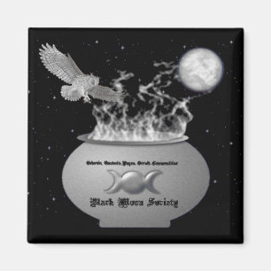 Imán negro de la sociedad de la luna