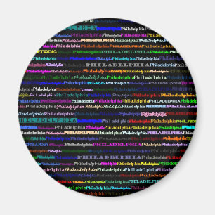 Imán negro del fondo de Philadelphia