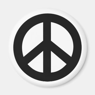 Imán Negro del signo de la paz