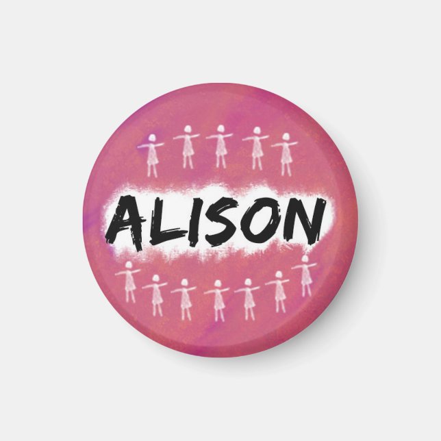 Imán negro huérfano - Alison (Frente)