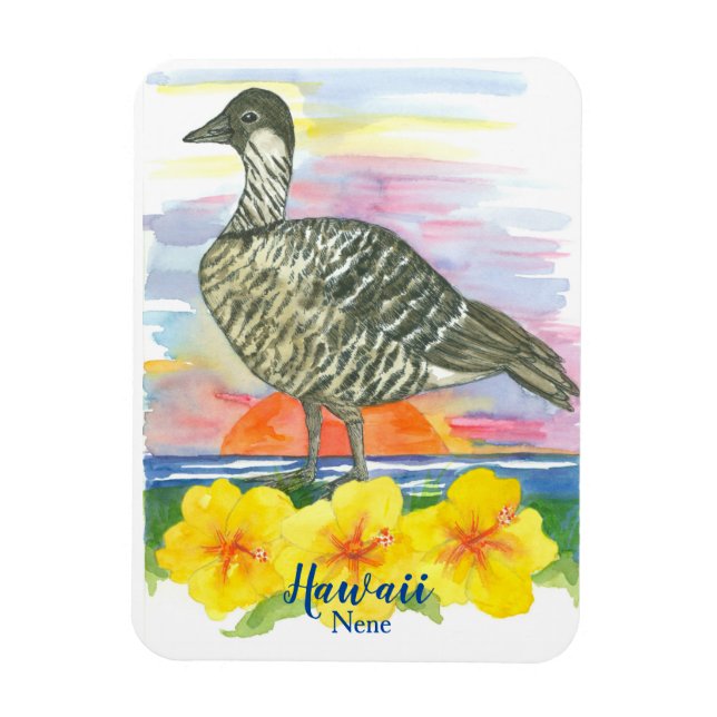 Imán Nene Hawaiian Goose State Bird (Vertical)