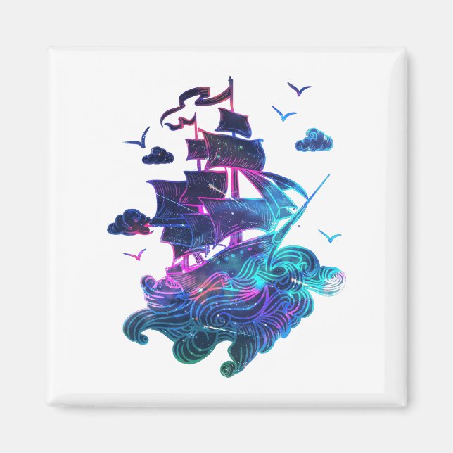 Imán Neon Boat (Frente)