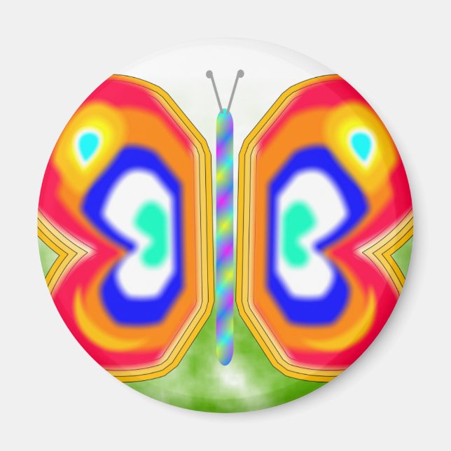 Imán Neon Butterfly (Frente)