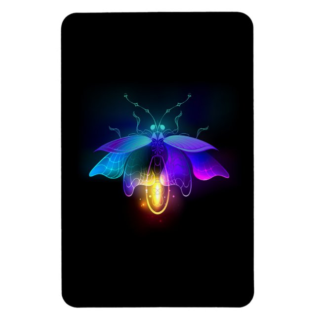 Imán Neon Firefly en negro (Vertical)
