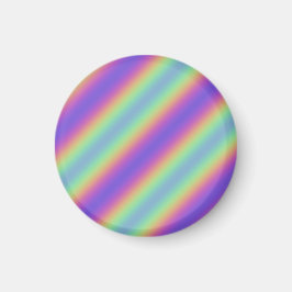 Imán Neon Glow Rainbow Stripe Magnet