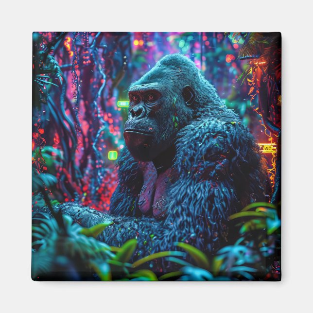 Imán Neon Gorilla (Frente)