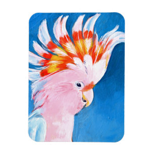 Imán Neon Mohawk - Cockatoo rosa
