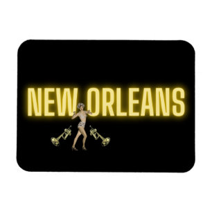 Imán Neon New Orleans & Vintage Beauty Magnet