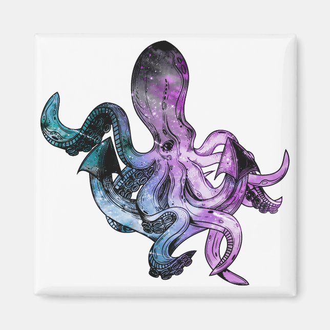 Imán Neón octopus (Frente)