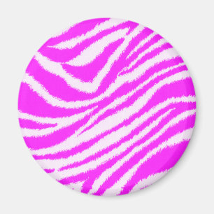 Imán Neon Pink Zebra