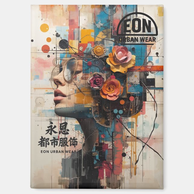 IMÁN NEON ROSE (Anverso)