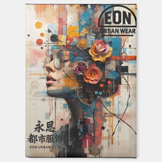 IMÁN NEON ROSE (Anverso)