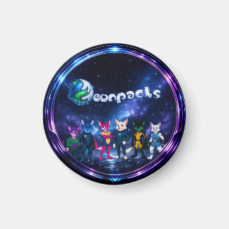 Imán Neonpacks (diseño circular)