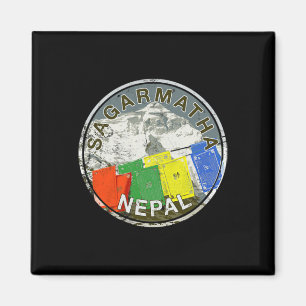 Imán Nepal Monte Everest Sagarmatha Montaña Escalada T