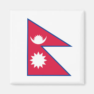 Imán Nepal (Nepalese) Flag