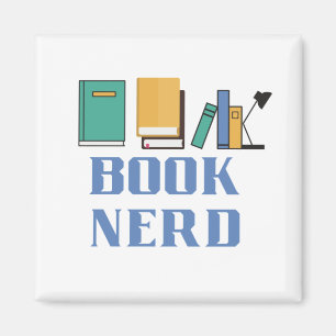 Imán Nerd del libro