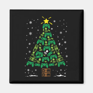 Imán Nerd Video Game Lover Familia Coincide con Navidad